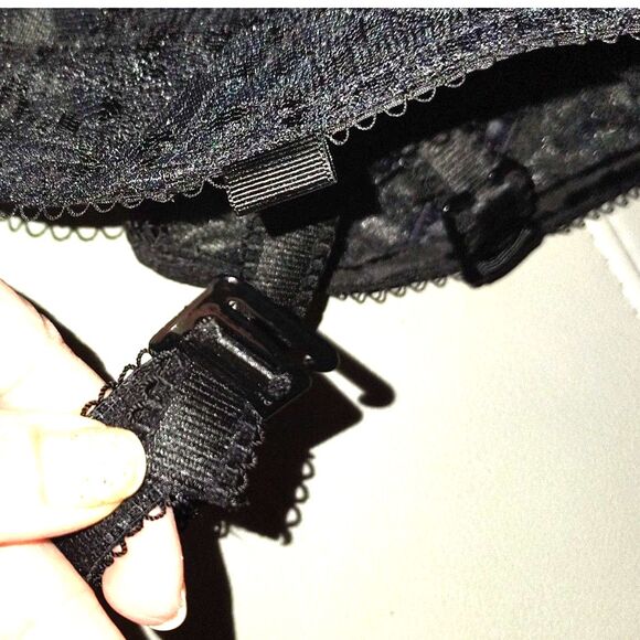 NWT Goddess Black Lace Bustier 50F Plus Size Bridal Lingerie Underwire Corset - Picture 2 of 9